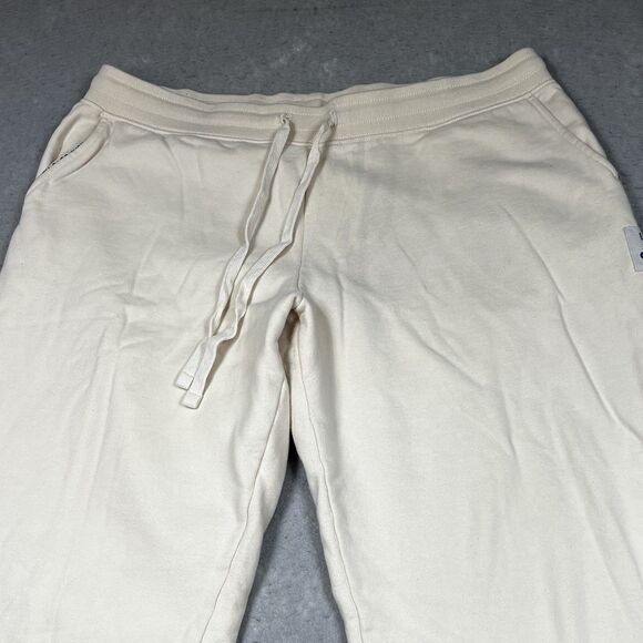 Life is Good Jogger Mens Size XL Beige Fleece Drawstring Pull On Sweatpants - Picture 2 of 13